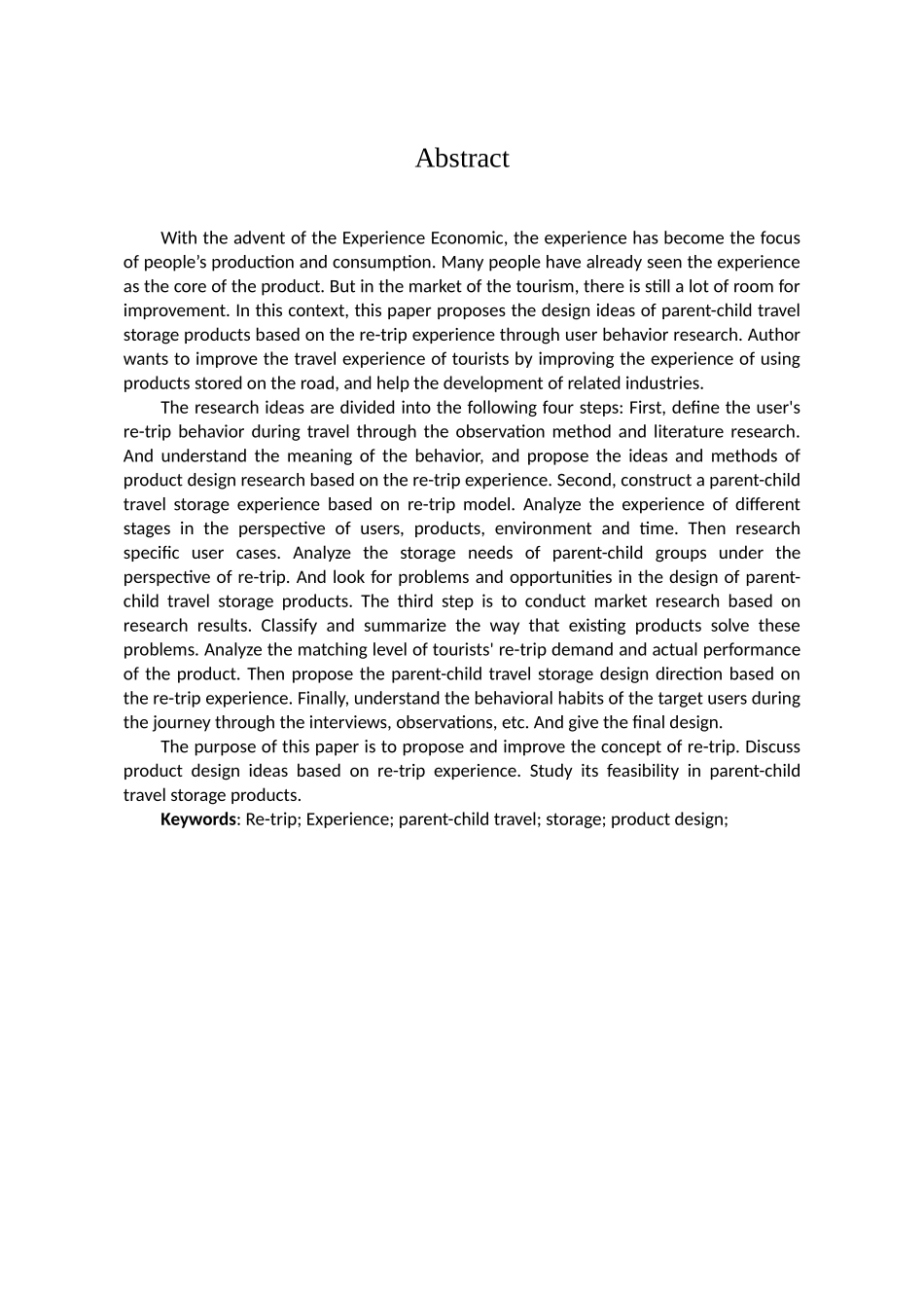 基于二次出行体验的亲子旅行收纳设计研究分析   旅游管理专业_第3页