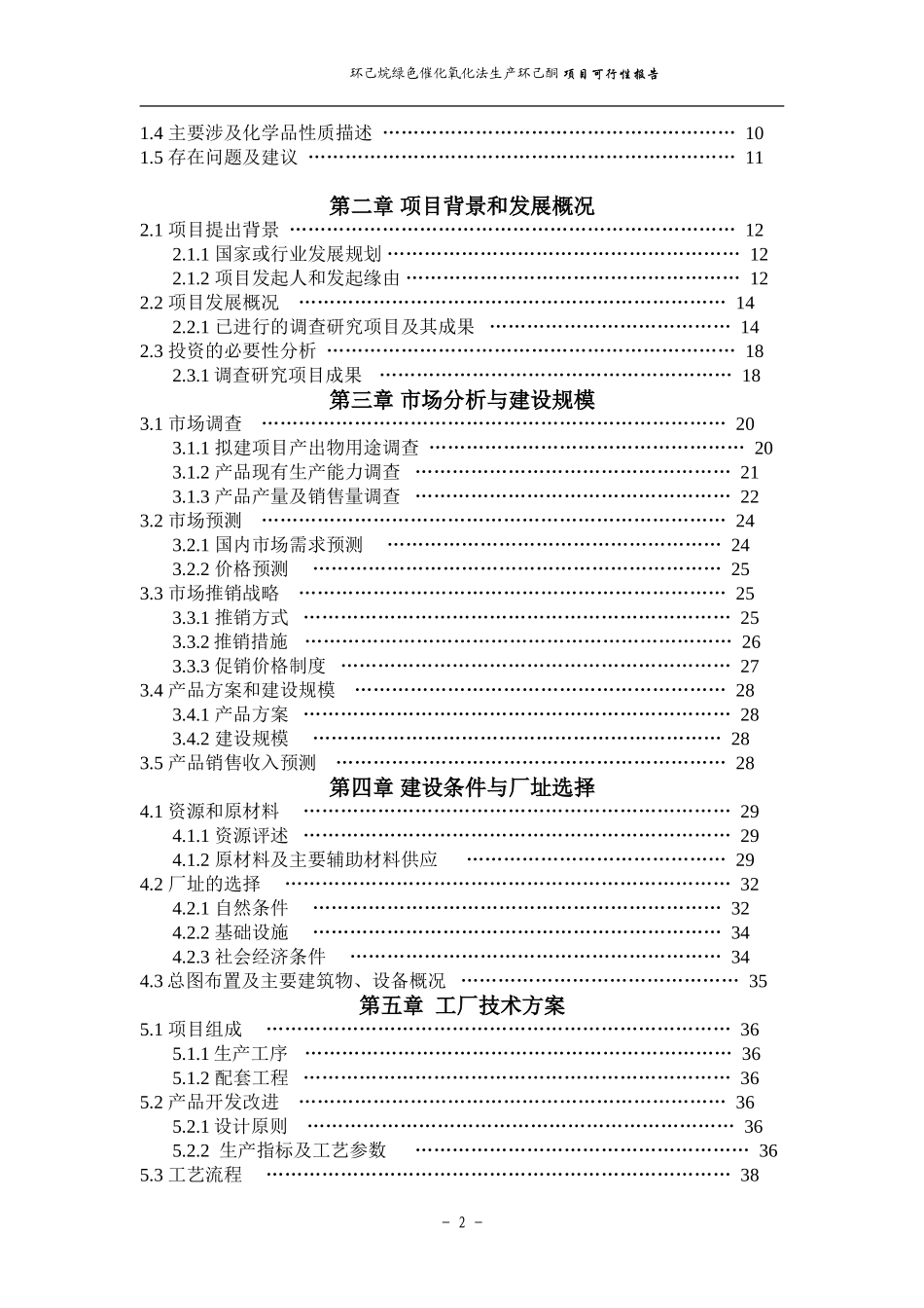 环己烷绿色催化氧化法生产环己酮项目可行性报告_第2页