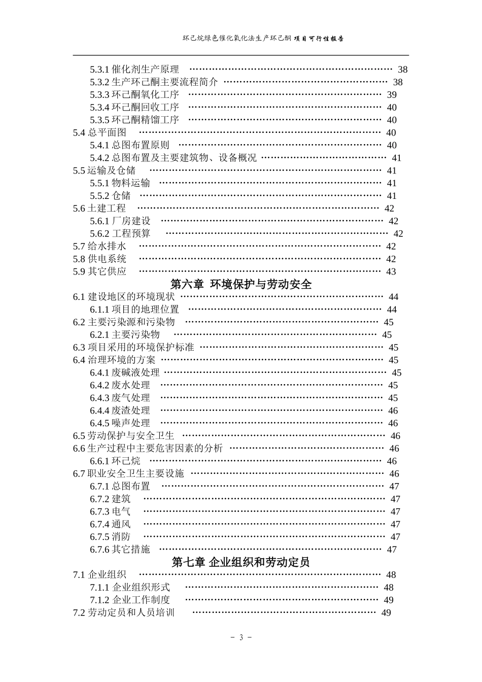 环己烷绿色催化氧化法生产环己酮项目可行性报告_第3页