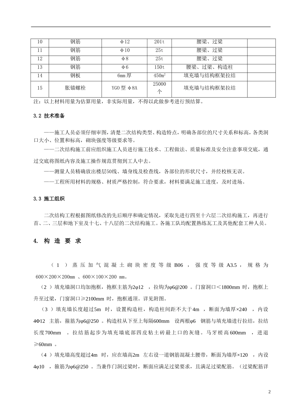 框剪体系长方施工组织设计_第3页