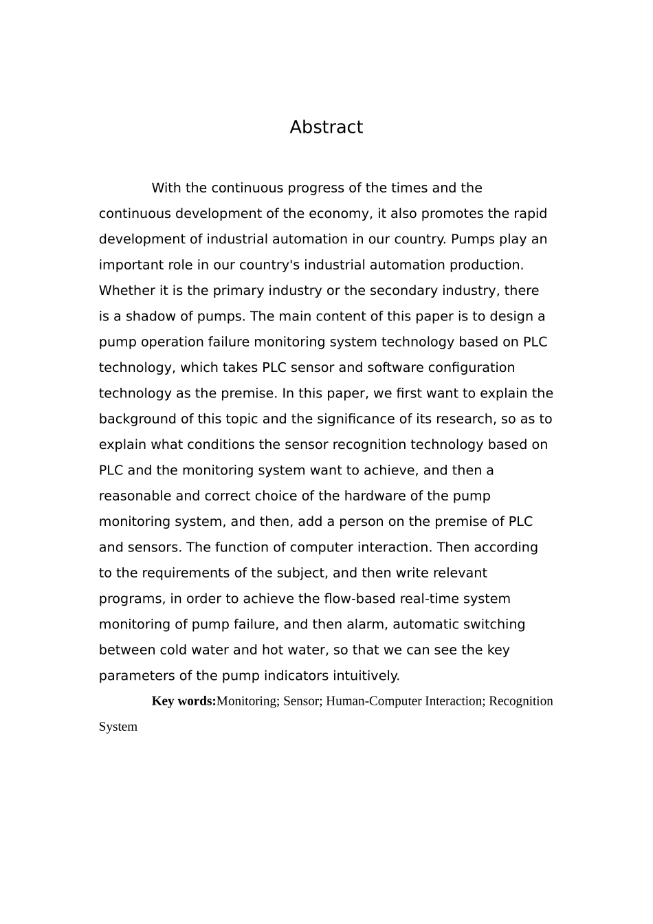 基于流量的水泵运行失效监控系统设计和实现   计算机科学与技术专业_第2页