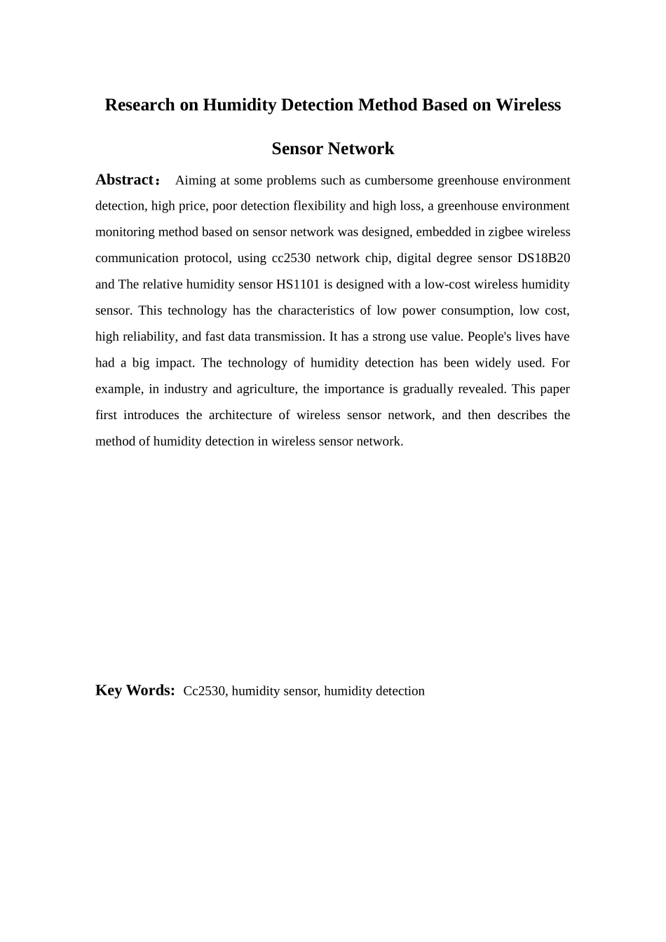 基于无线传感网的温度检测方法研究分析  信息工程管理专业_第2页