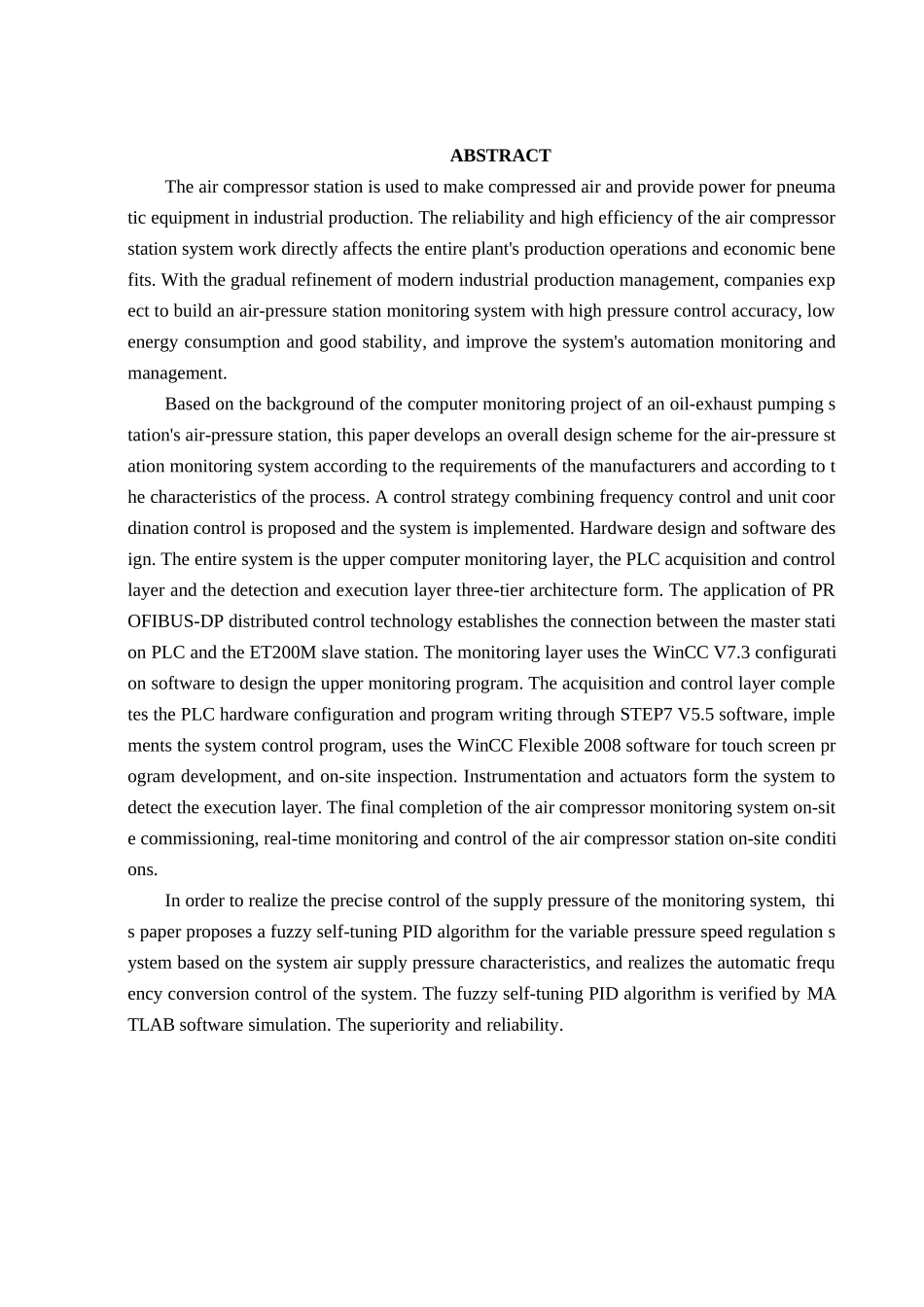 基于西门子S7-300 PLC的空压站监控系统分析研究  电子信息工程专业_第3页