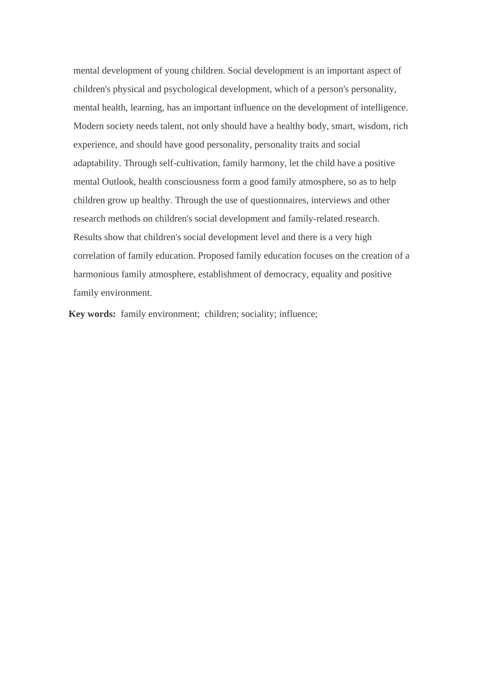 家庭氛围影响幼儿社会性发展的调查研究分析——以甘肃省保育院为例  学前教育专业_第3页
