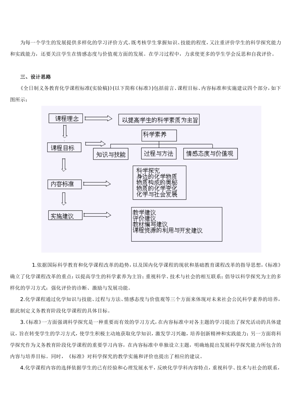 九年义务教育新课程标准化学课程标砖_第2页