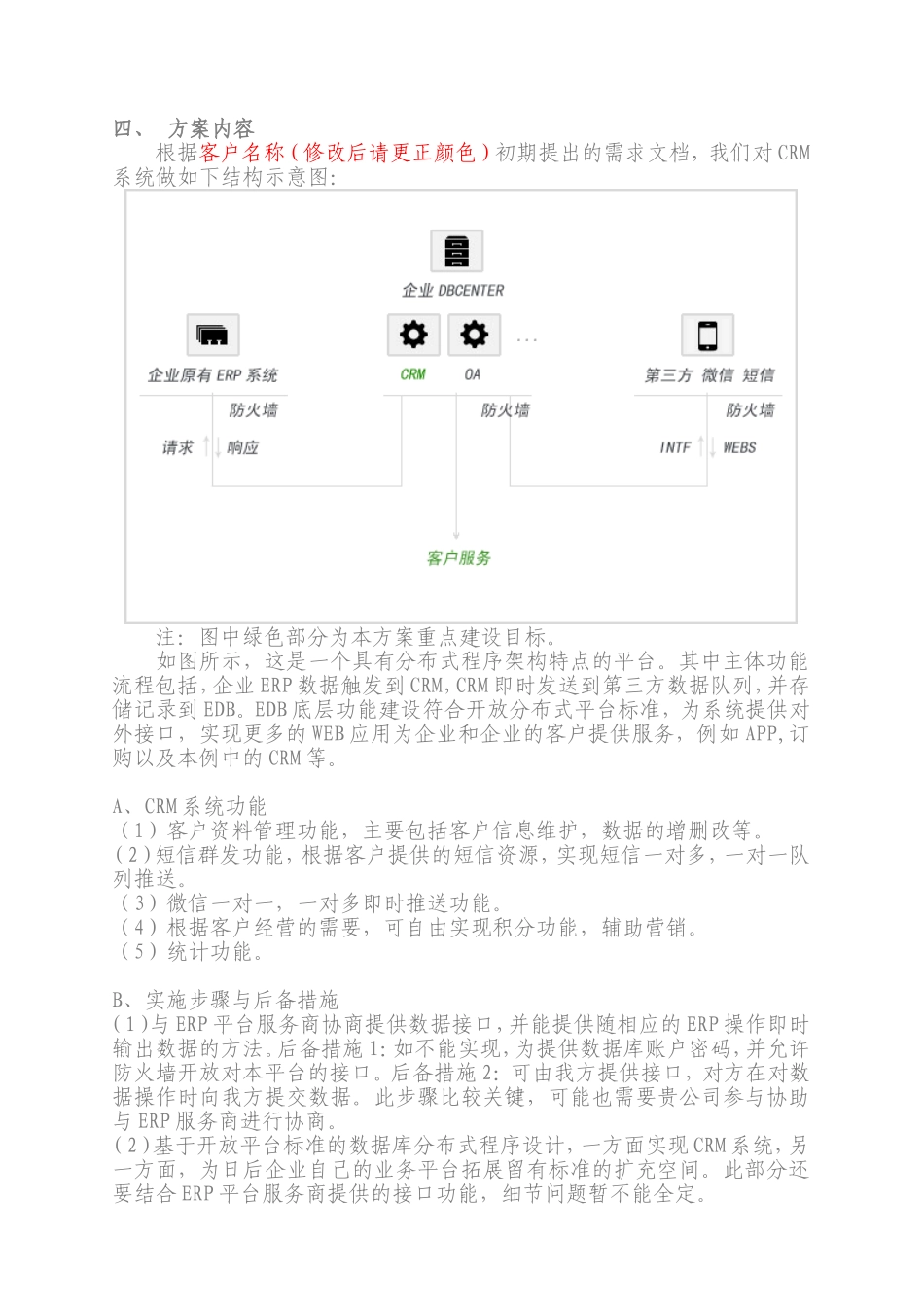 企业数据库客户名称、项目名称建设方案_第2页