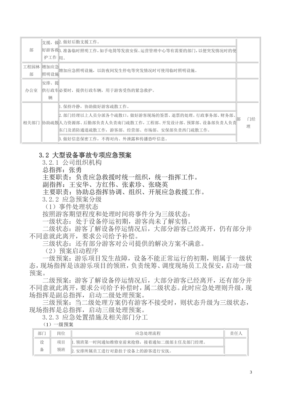 游乐项目安全事故应急预案_第3页