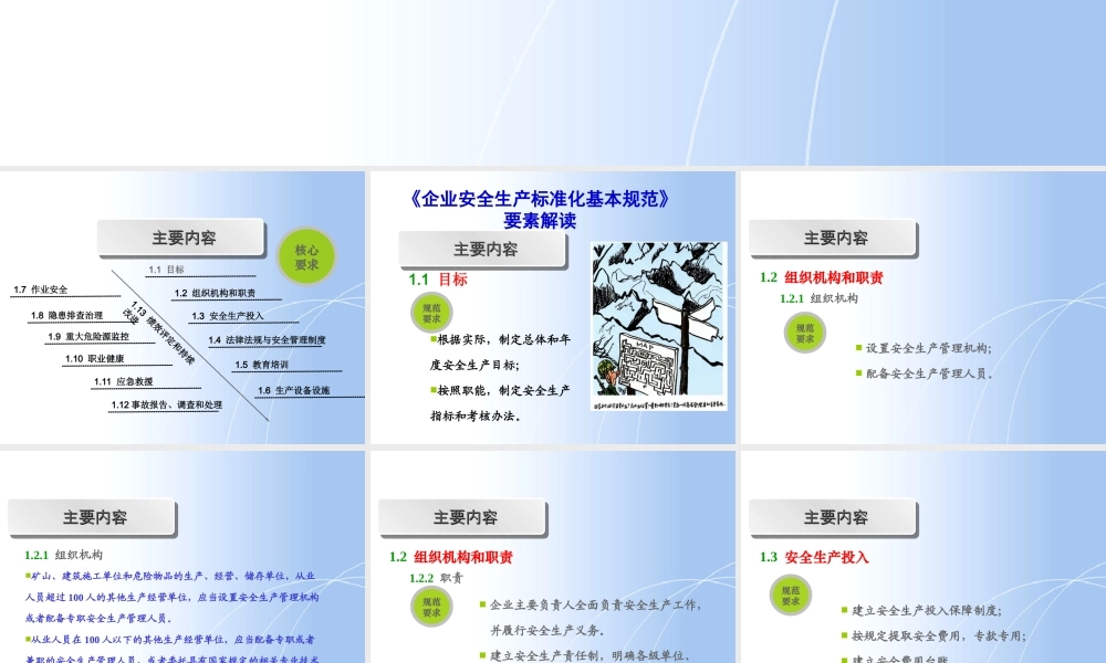 安全标准化13要素解读分析