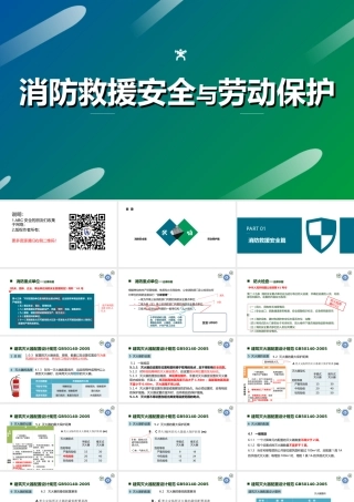 消防救援安全与劳动保护