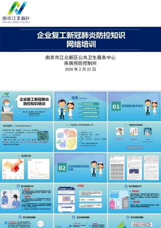 企业复工新冠肺炎防控知识培训2.22