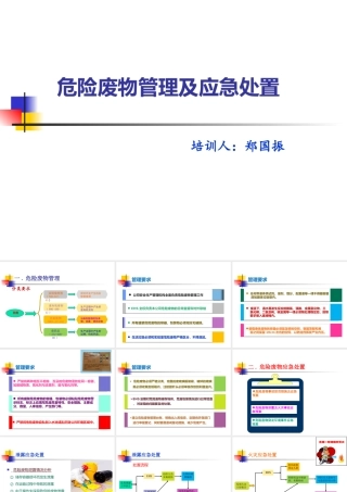 003 危险废物管理及应急培训