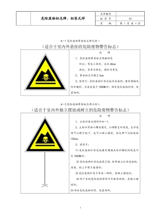 004 危险废物标志牌、标签式样