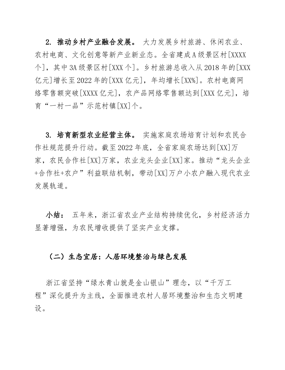 2018—2022年浙江省乡村振兴战略实施情况报告（含政策框架与成效分析）_第3页