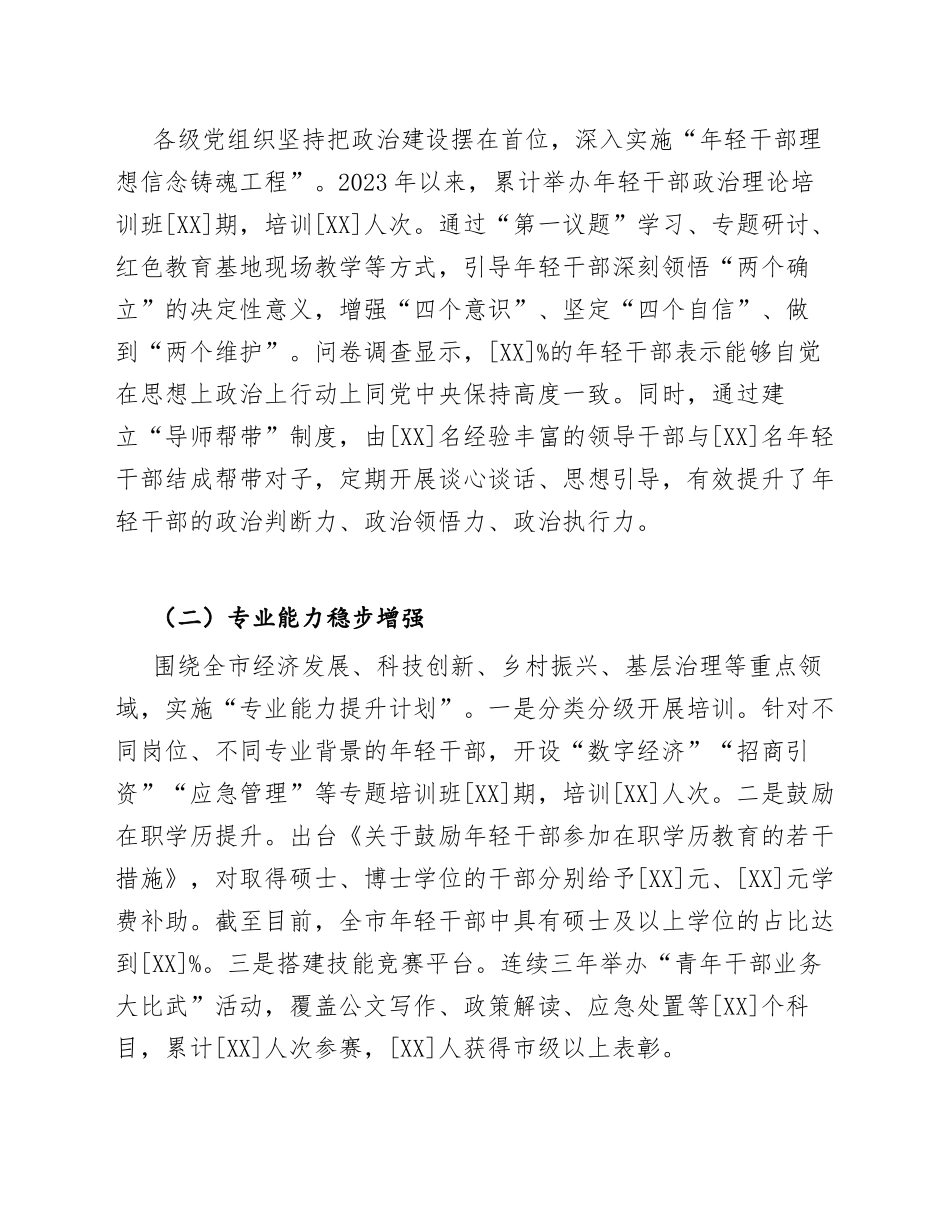2026年关于进一步加强年轻干部队伍建设的调研报告（含调研数据与对策建议）_第3页