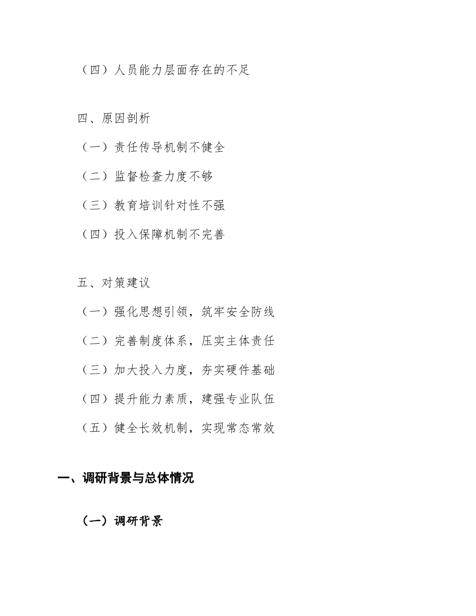 2026年医保局安全生产调研报告（含问题剖析与整改方案）_第2页