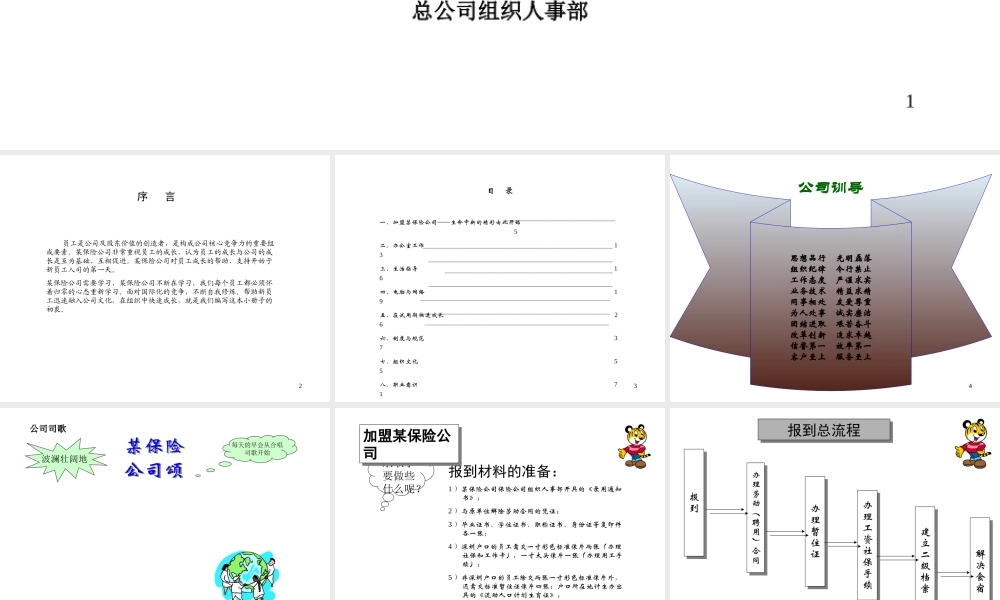 500强企业员工手册