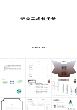 500强企业员工手册