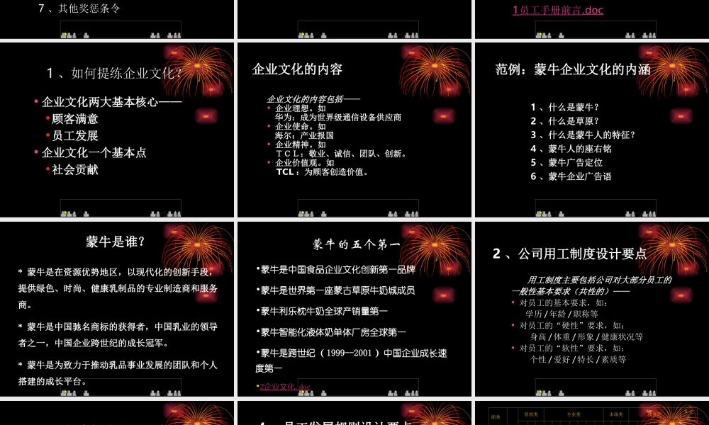 员工手册编写实务