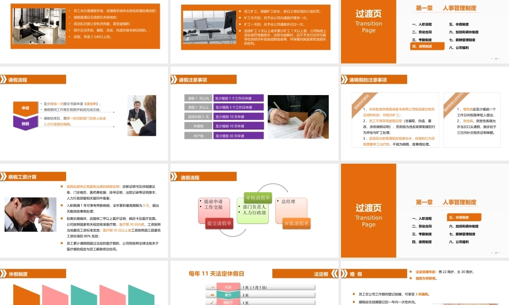 员工手册培训PPT
