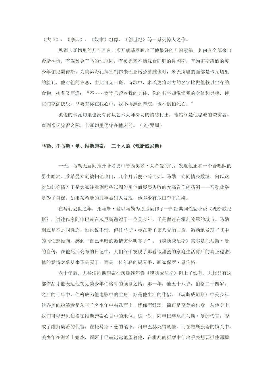 达芬奇的痛米开朗基罗：卡瓦切里的囚徒_第2页