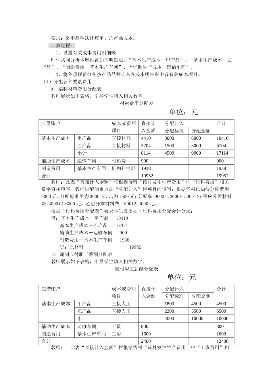 【课题】产品成本计算的品种法_第3页