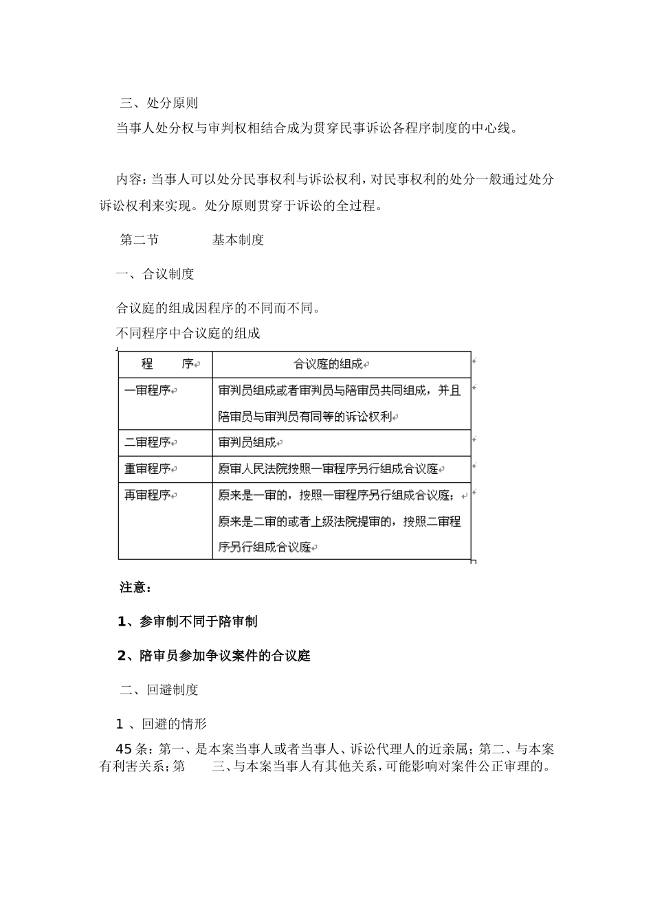 民事诉讼与民事诉讼法知识点梳理_第2页