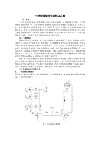中央空调变频节能解决方案