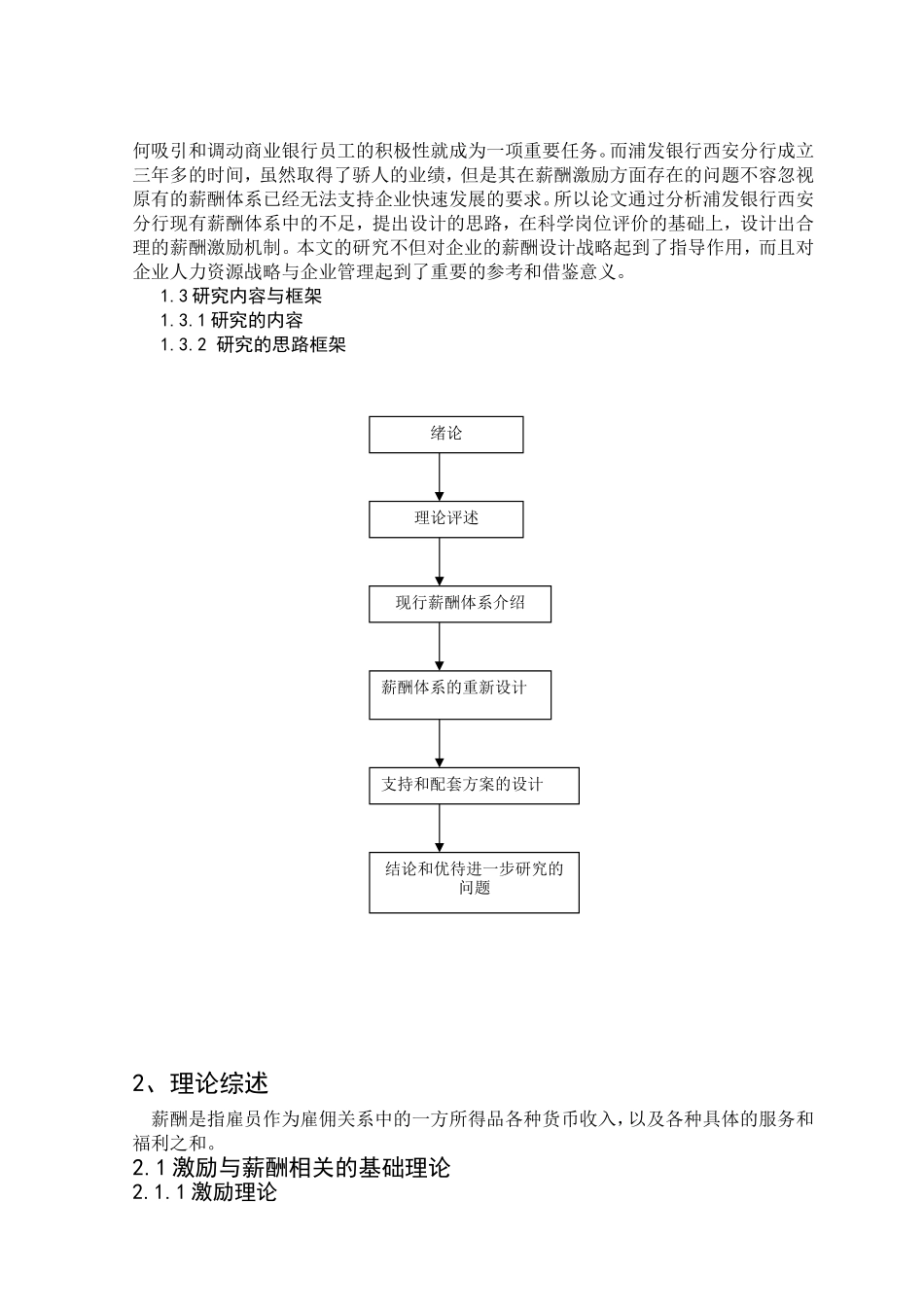 上海浦东发展银行西安分行岗位评价与薪酬体系设计和实现 人力资源管理专业_第2页