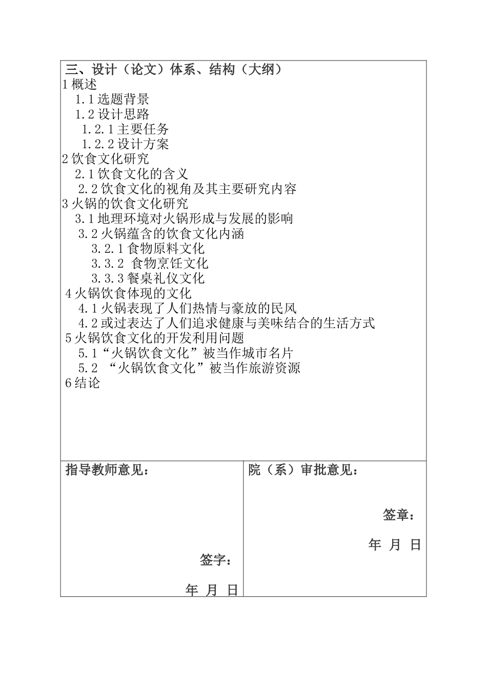火锅饮食文化的研究分析 开题报告_第2页