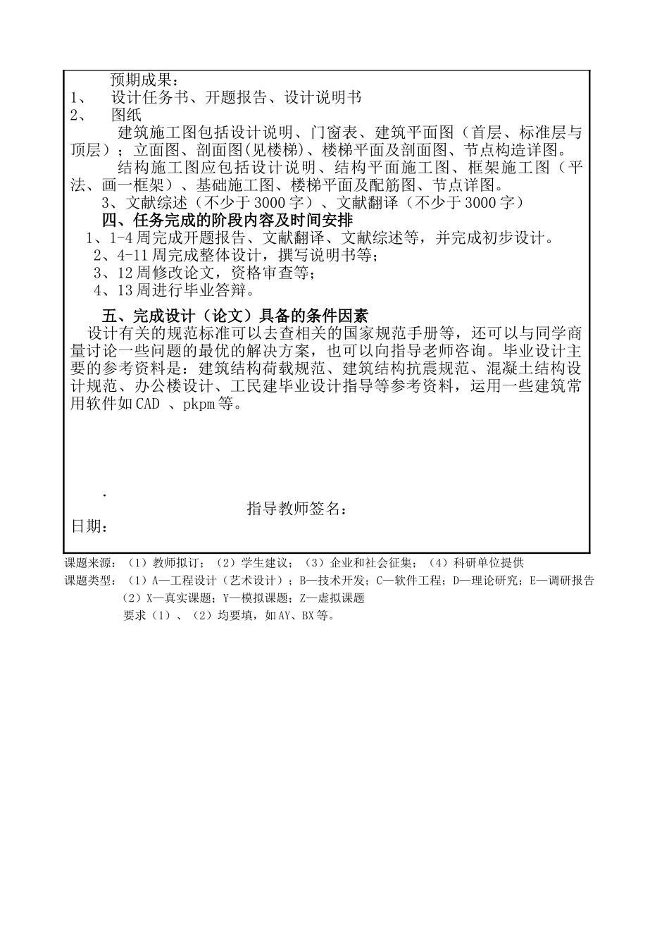 黄河科技学院建工系教学楼设计和实现  土木工程专业  开题报告_第2页