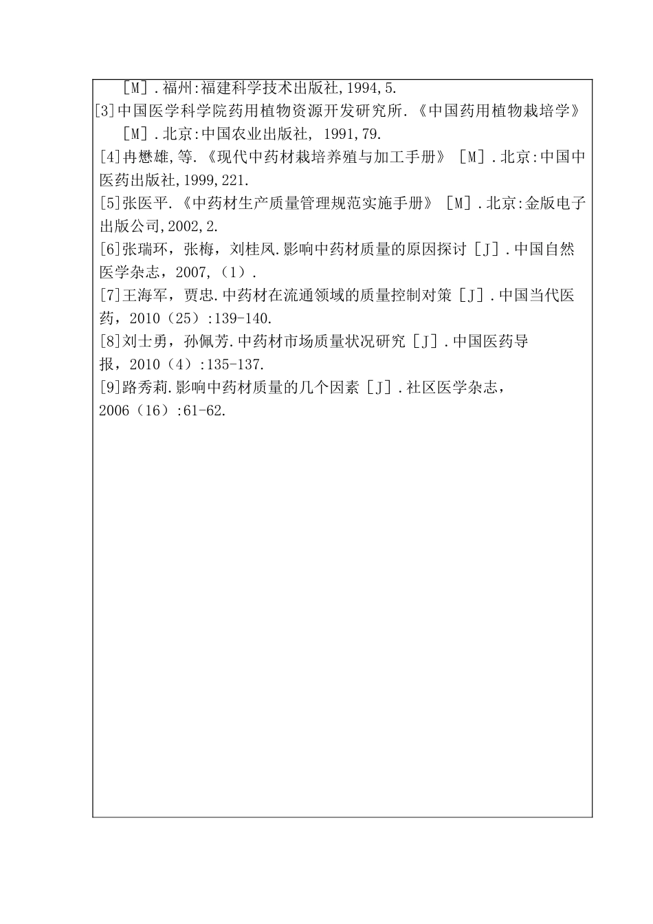 开题报告  中药材质量的影响因素分析研究    药学管理专业_第2页