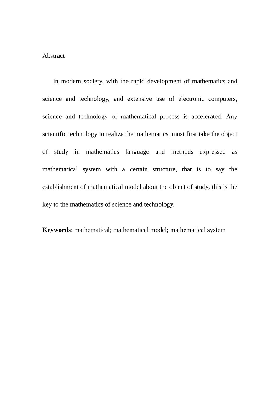 论数学模型在数学解题中的应用分析研究   应用数学专业_第2页