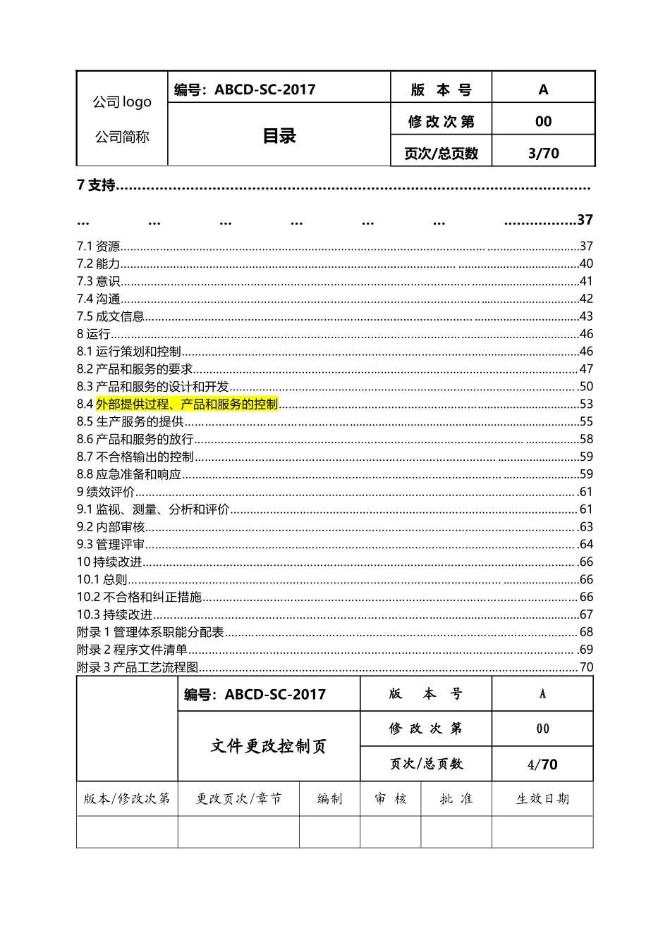 三体系管理手册_第3页