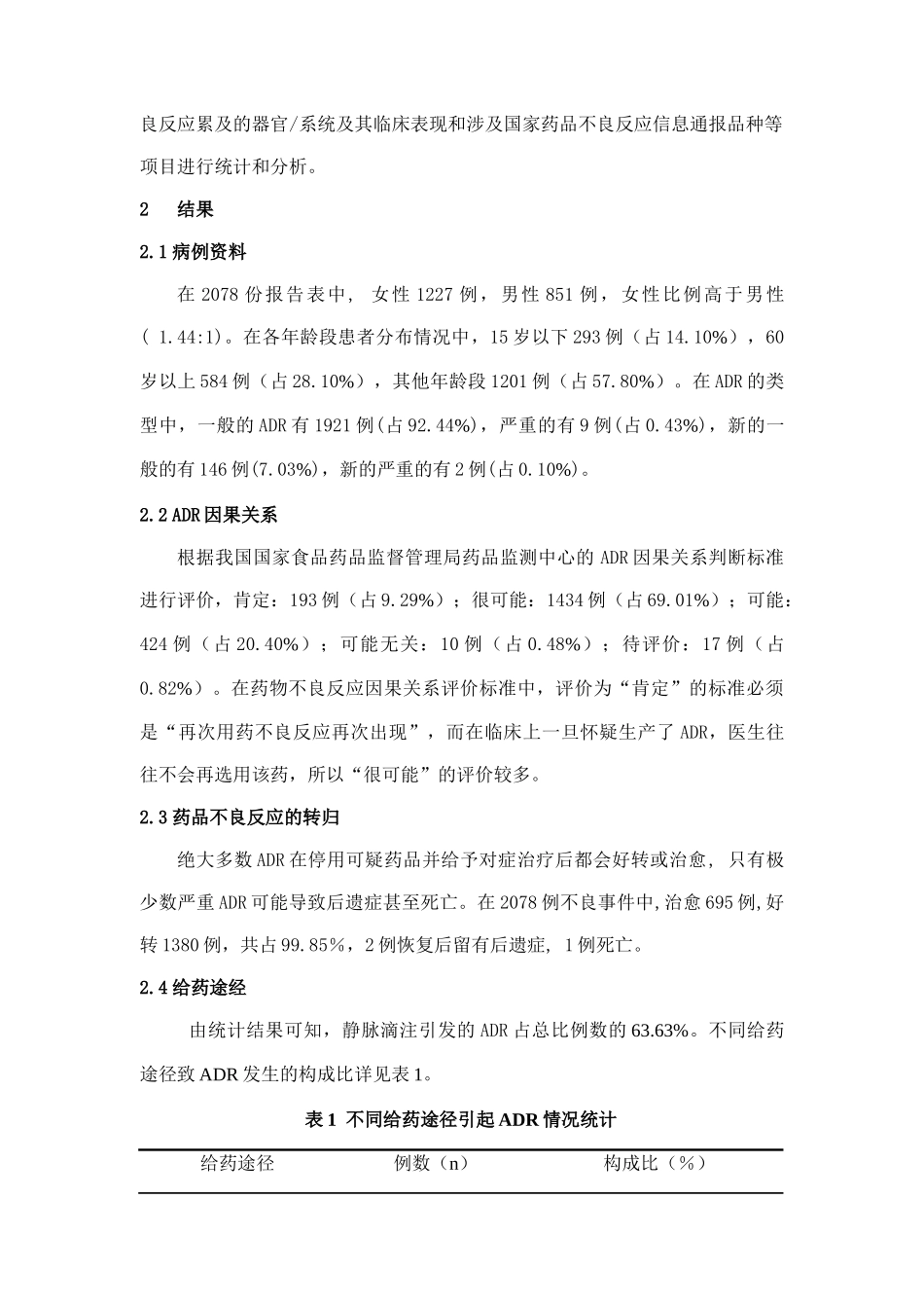 上海市宝山区药物不良反应报告分析研究_第2页