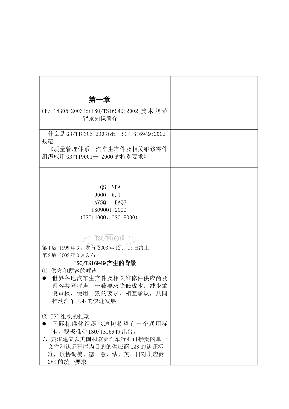 上海伟众汽车TS16949质量管理体系内部审核员培训质量管理体系内部审核员培训教材_第3页