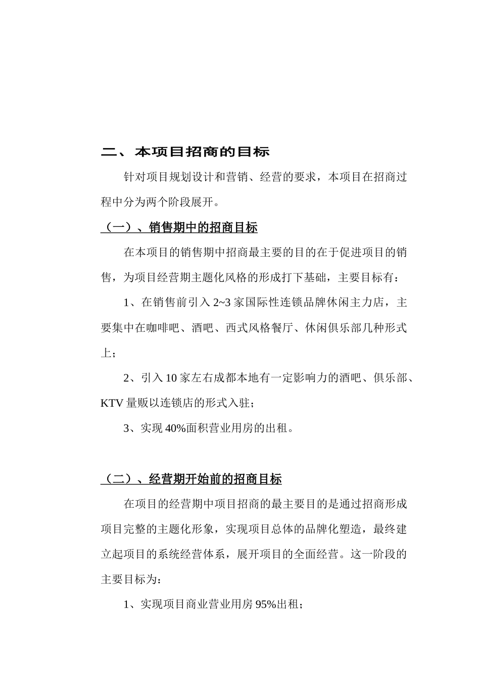 XX公司“步行街”项目招商策划书_第3页