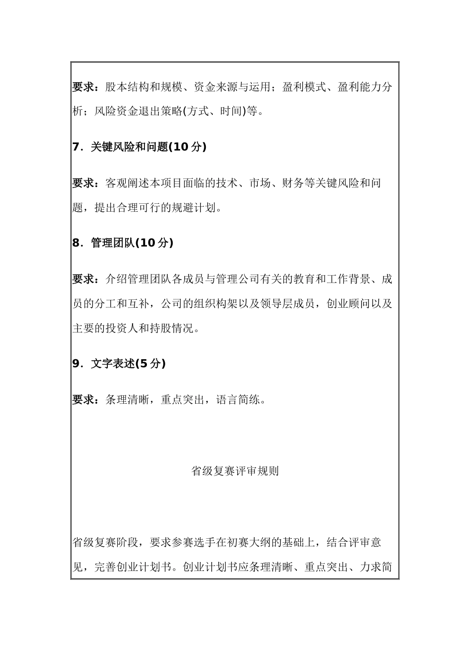 挑战杯某省大学生创业计划大赛_第3页
