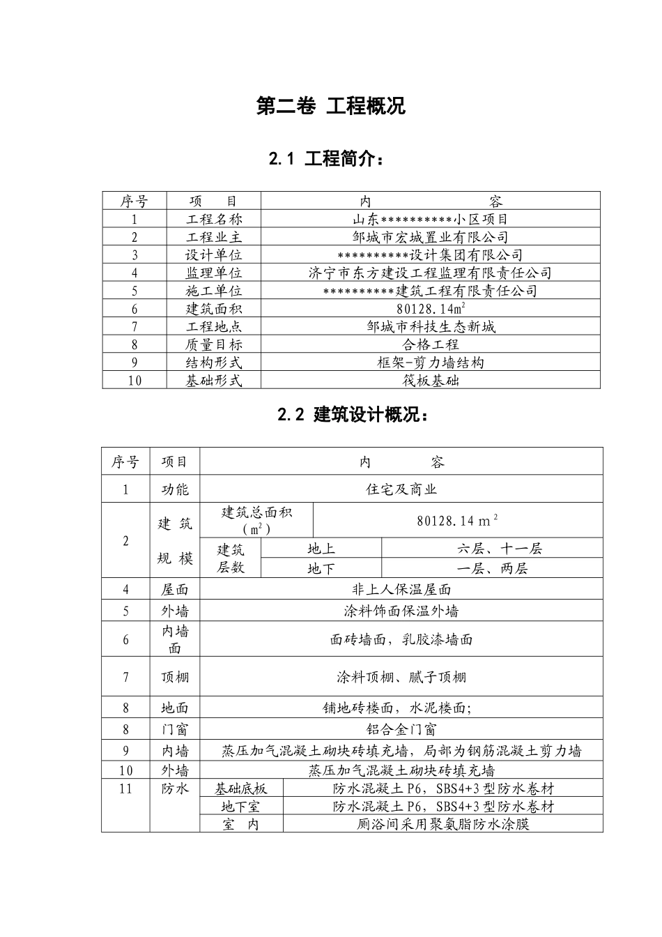 房地产小区项目施工组织设计_第3页