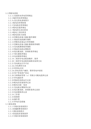 某花园小区物业供配电系统管理手册