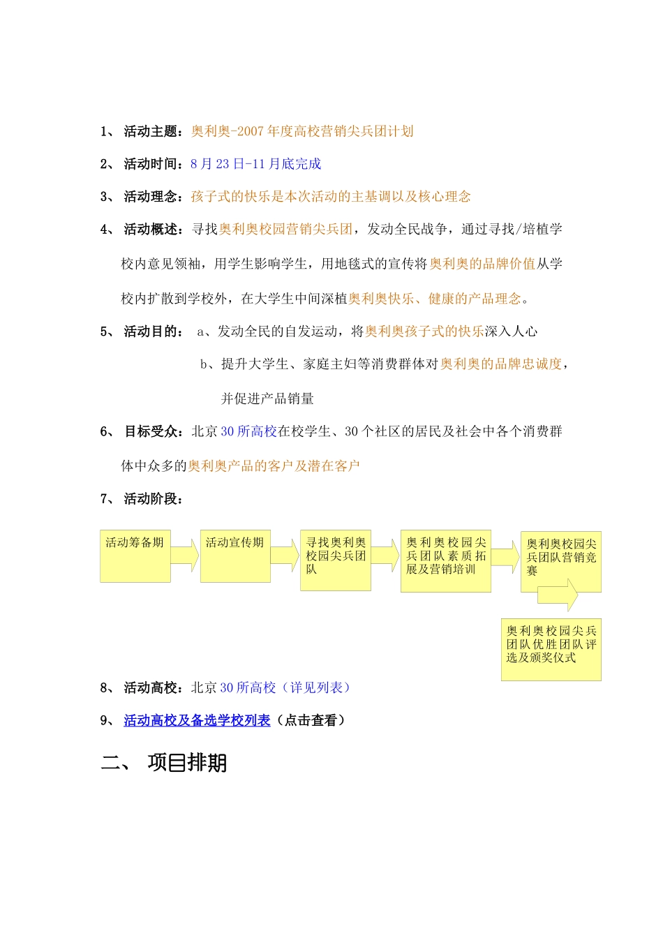 奥利奥年度高校营销尖兵团计划执行手册_第2页