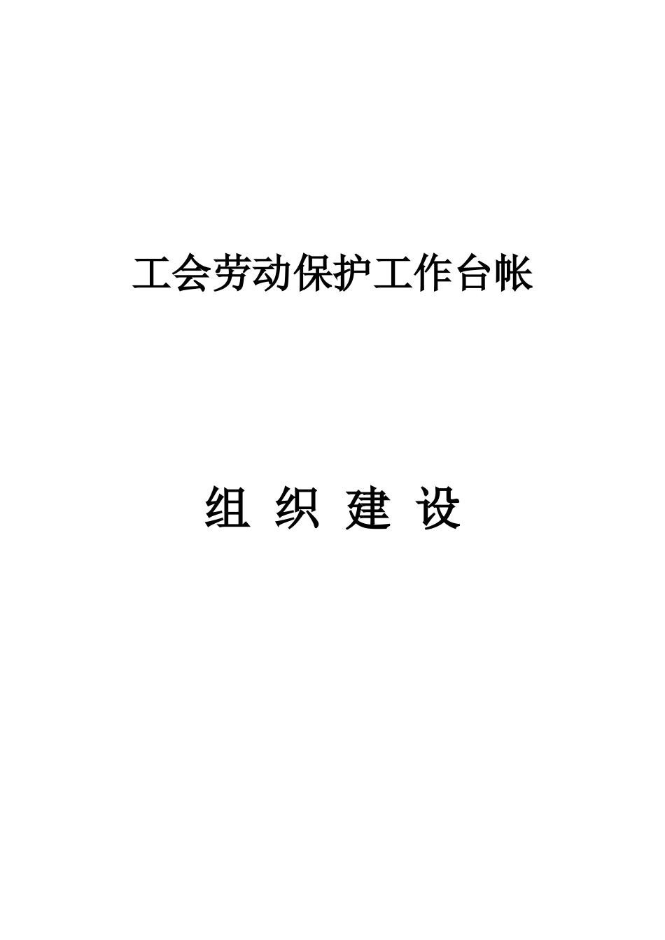 工会劳动保护工作台帐_第1页