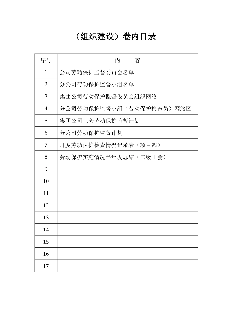 工会劳动保护工作台帐_第2页