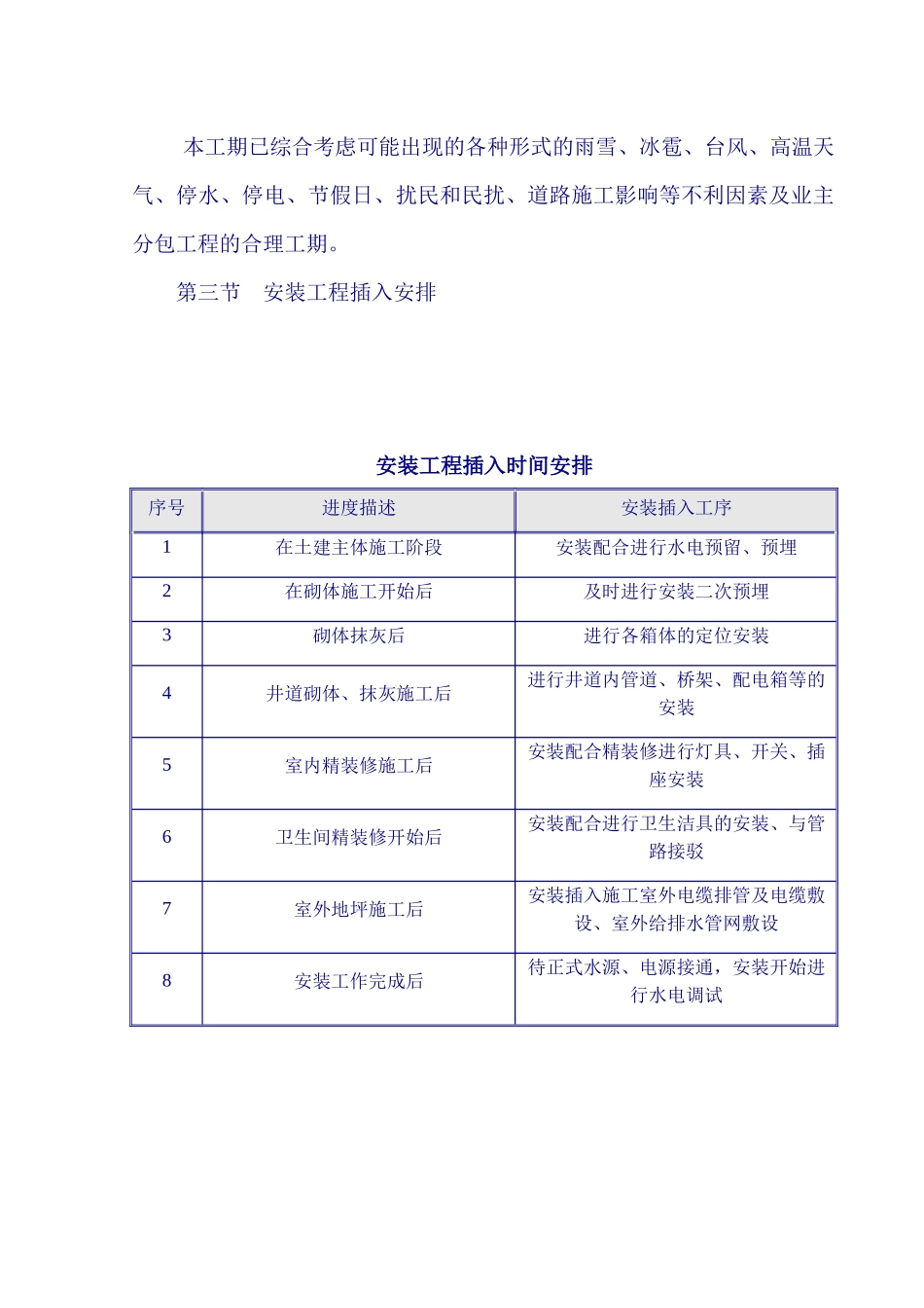 一份非常好的施工组织设计(含分包管理)_第3页