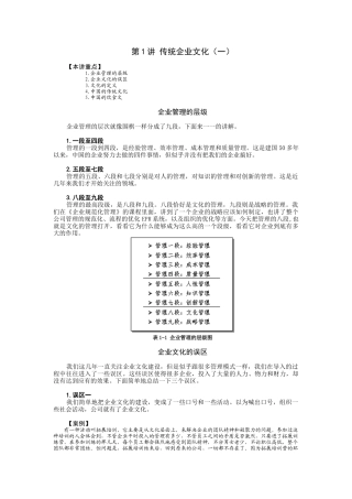 企业文化建设讲解讲义