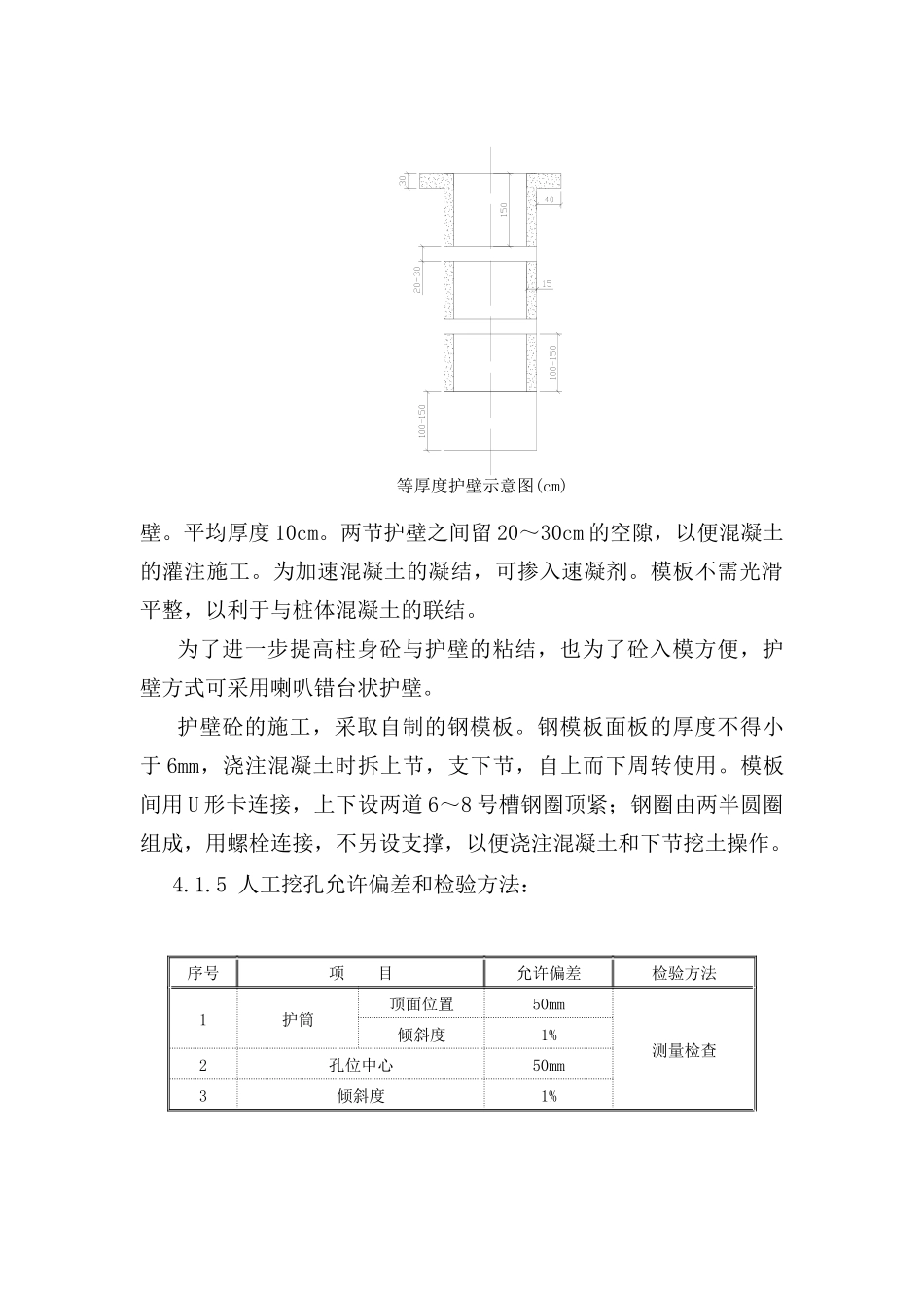 桥梁人工挖孔桩施工作业指导书_第3页