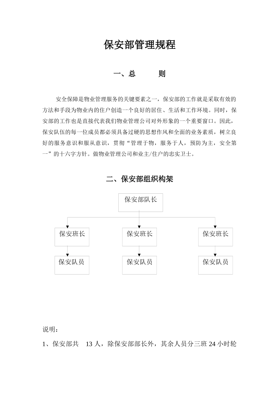 系统保安部管理规程_第1页