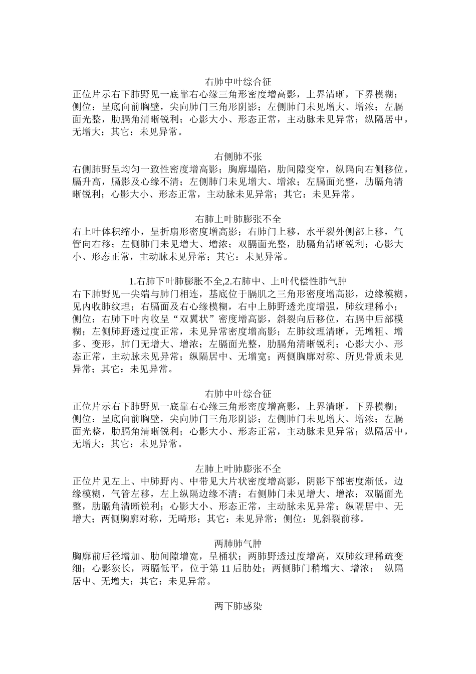 线诊断报告呼吸系统模板_第2页
