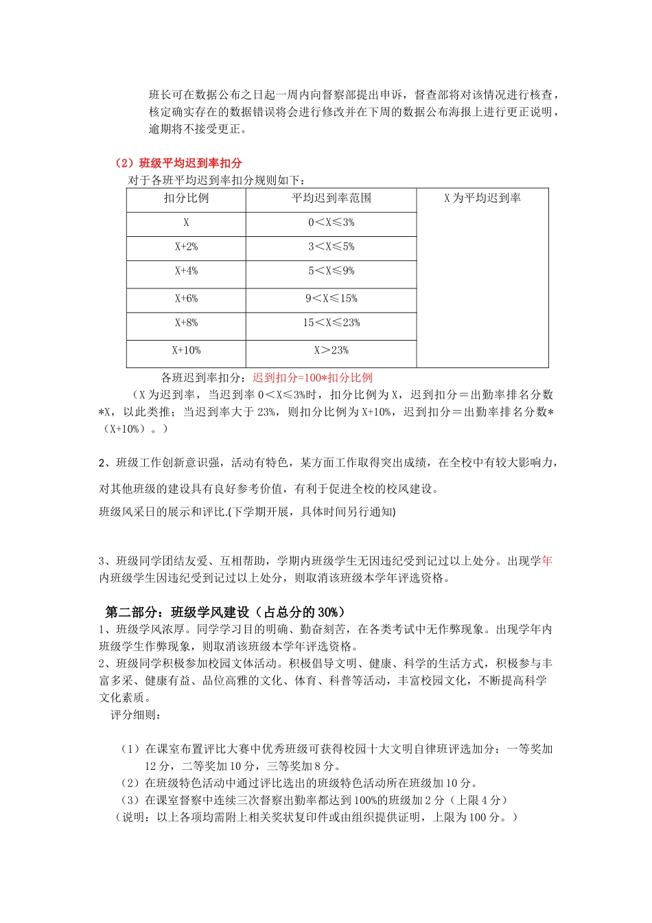 校园十大文明自律班评选活动策划书_第3页