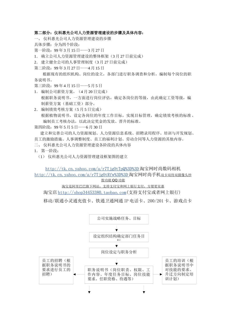 仪科惠光公司人力资源管理制度_第2页