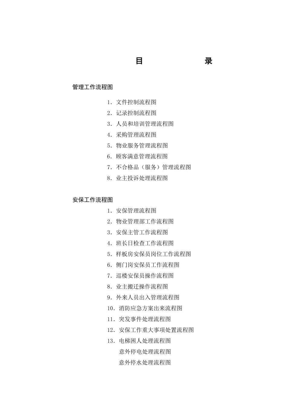中海业管理有限公司南京公司工作流程图_第1页